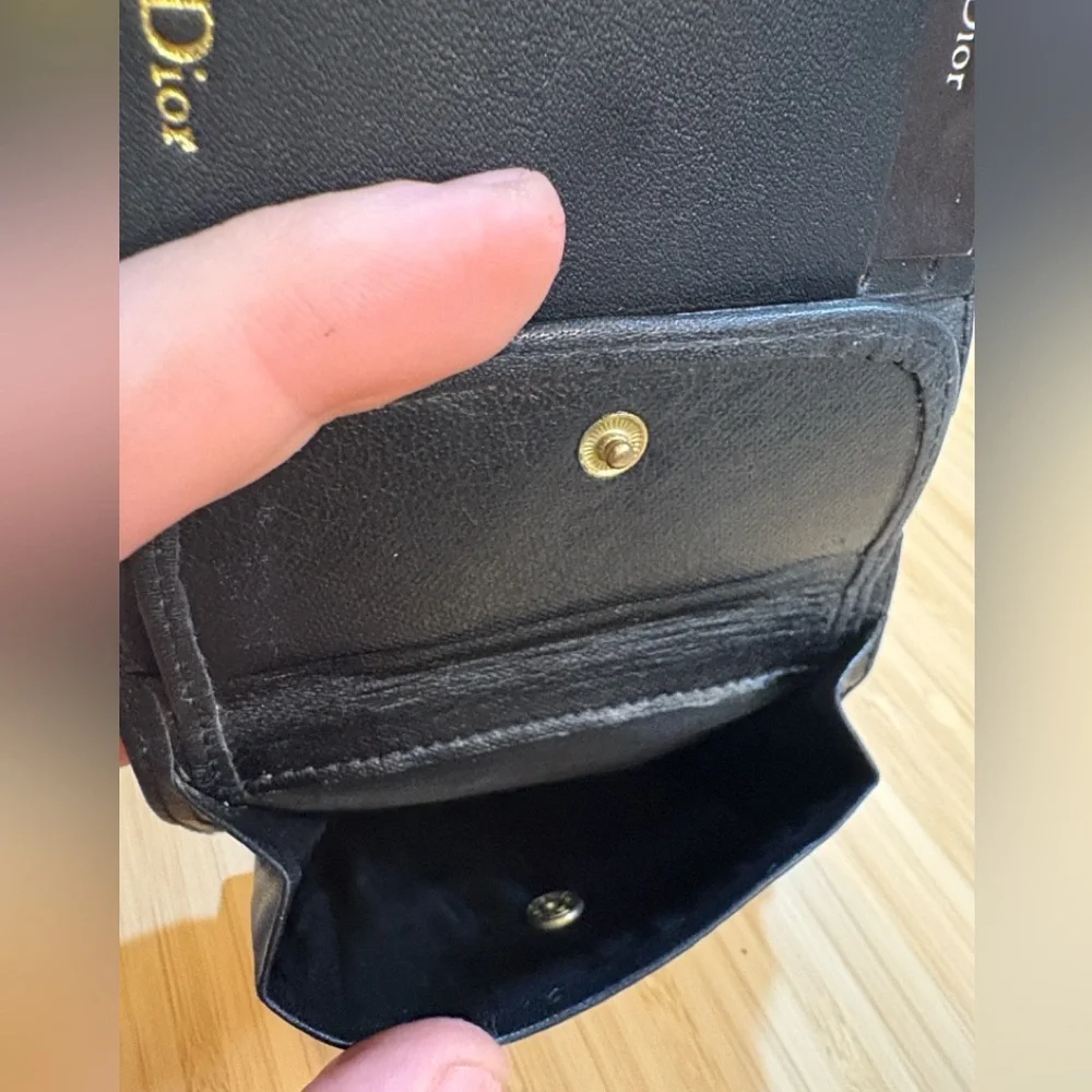 Christian‎ Dior Black Leather Wallet